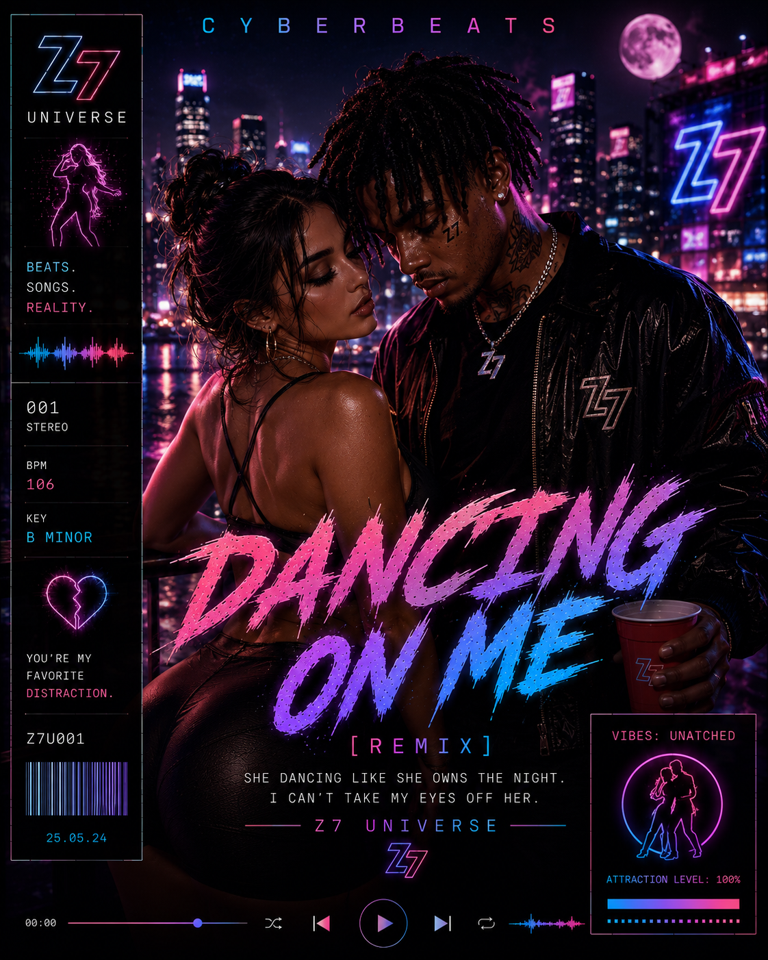 Dancing On Me (Remix) cover art